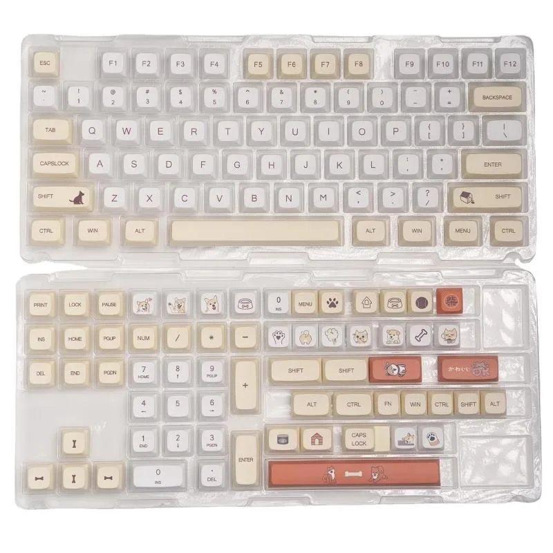 YINGHUA YINGHUA PBT Keycaps Corgi Dog 139 Keys XDA Profile — product photo