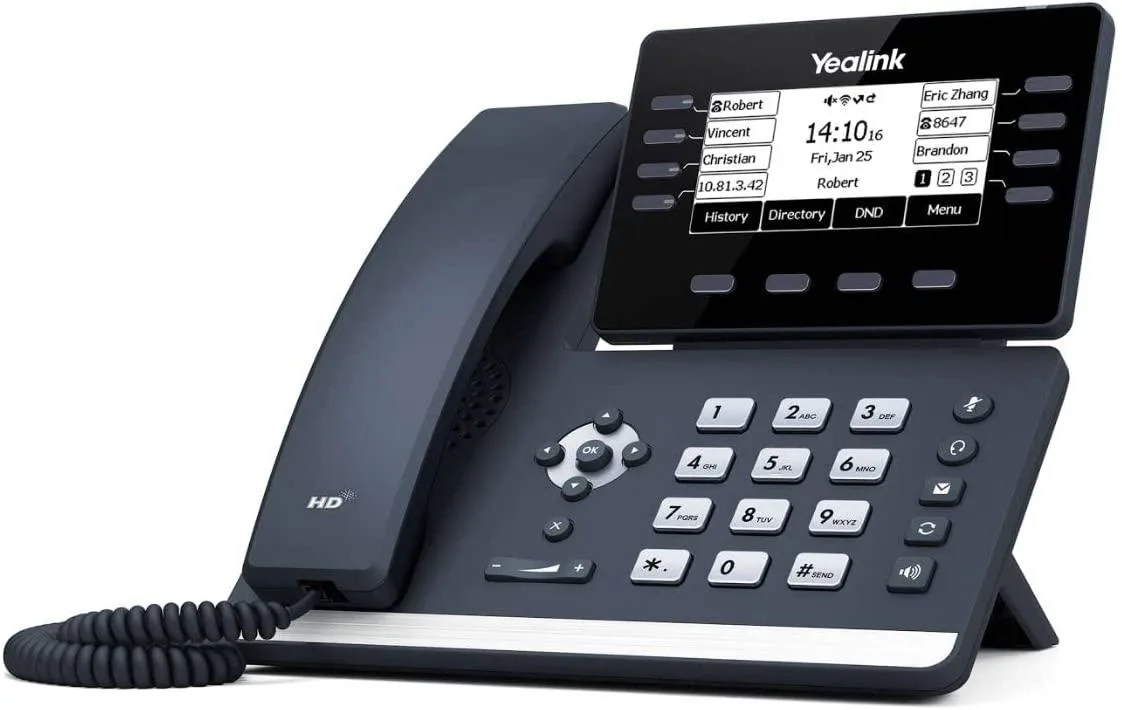 Yealink Network Technology Co., Ltd Yealink T53W VoIP Phone 12 SIP 3.7" 360x160 — product photo
