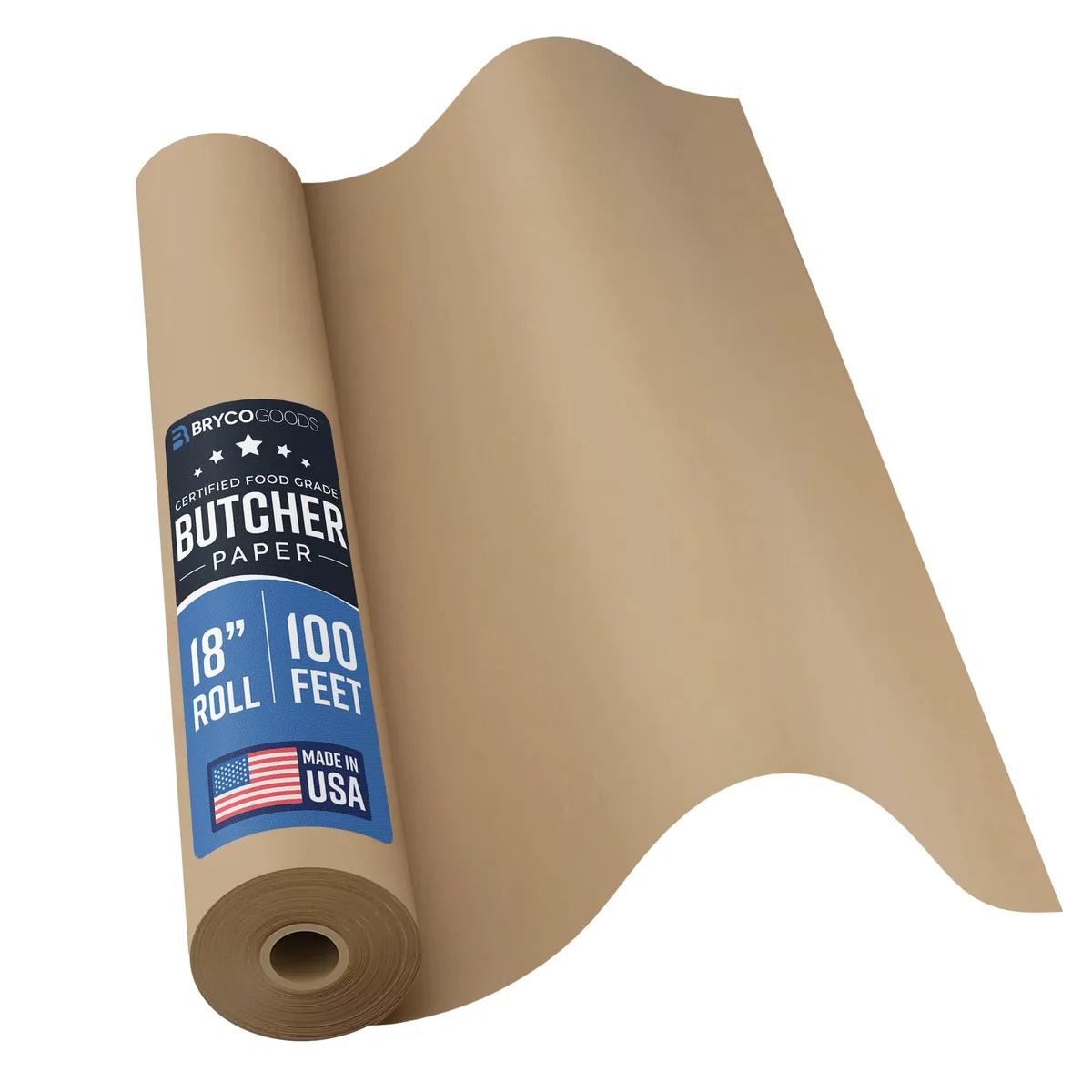  Bryco Goods Brown Kraft Butcher Paper 18 Inch x 100 Feet — product photo