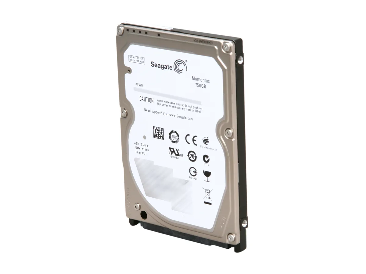 Seagate Seagate Momentus ST9750420AS 750GB 7200 RPM 16MB SATA 3.0Gb/s 2.5" laptop hard drive — product photo