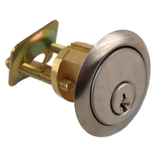 MAXTECH MAXTECH Satin Chrome US26D Rim Cylinder Lock 35-57mm — product photo