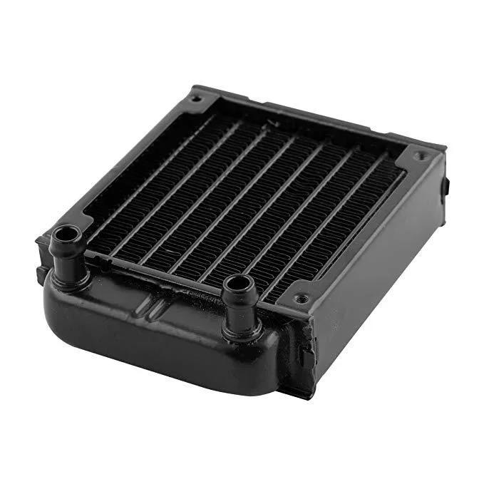  uxcell 80mm 8-Pipe Water Cooling Radiator Black — product photo