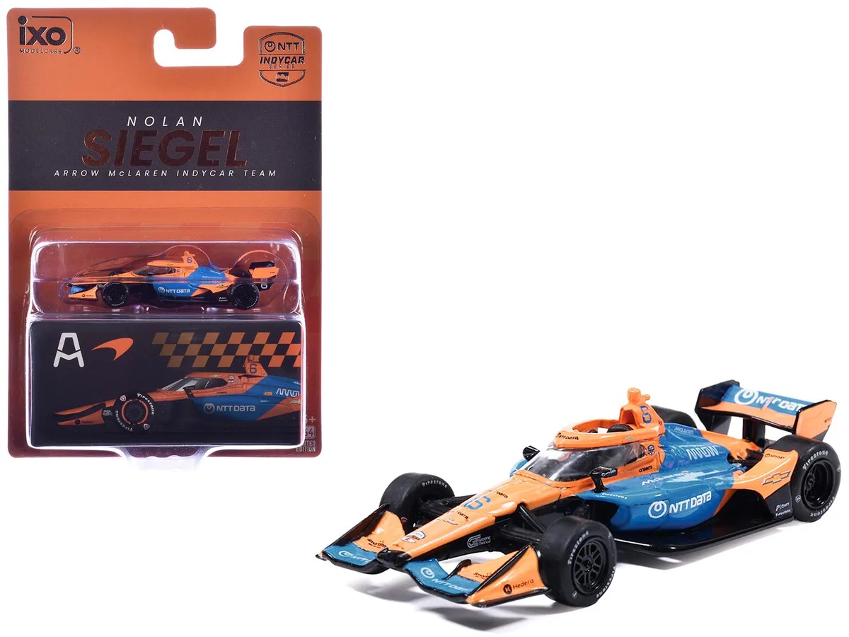 Ixo Models Ixo Models Dallara IndyCar #6 NTT Data Arrow McLaren 2026 1/64 hobby collectible — product photo