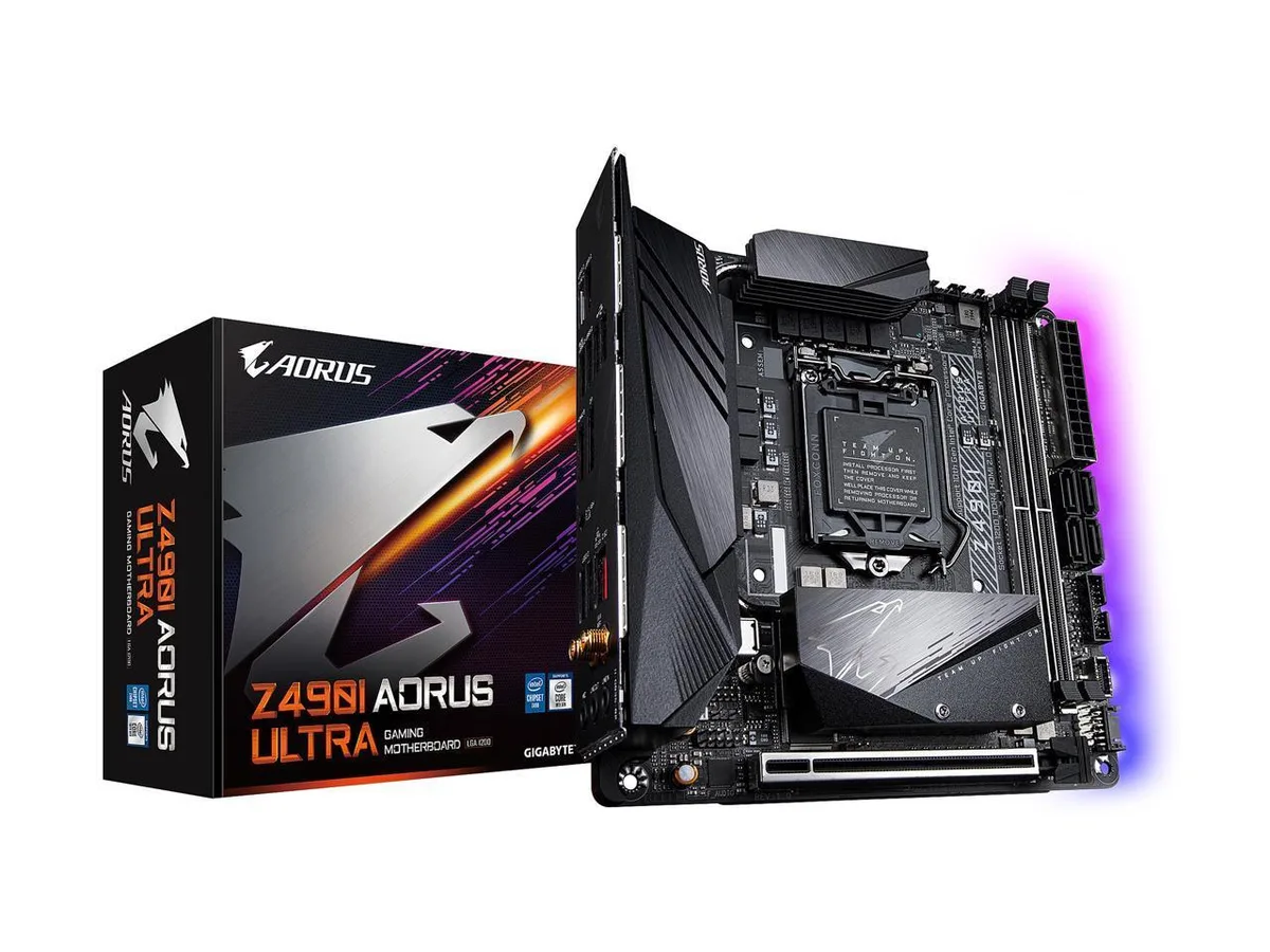 GIGABYTE GIGABYTE Z490I AORUS ULTRA Intel motherboard — product photo
