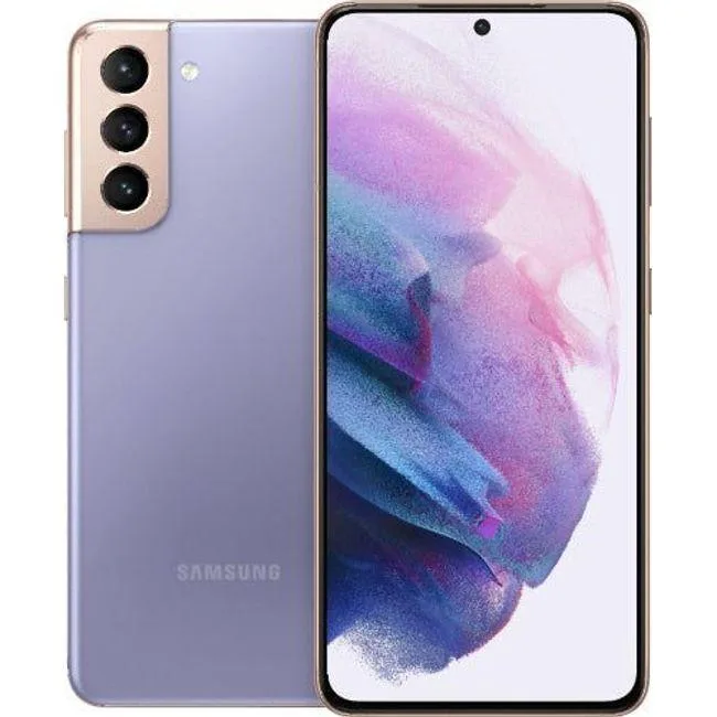 SAMSUNG SAMSUNG Galaxy S21 128GB Phantom Violet 5G cell phones - unlocked — product photo