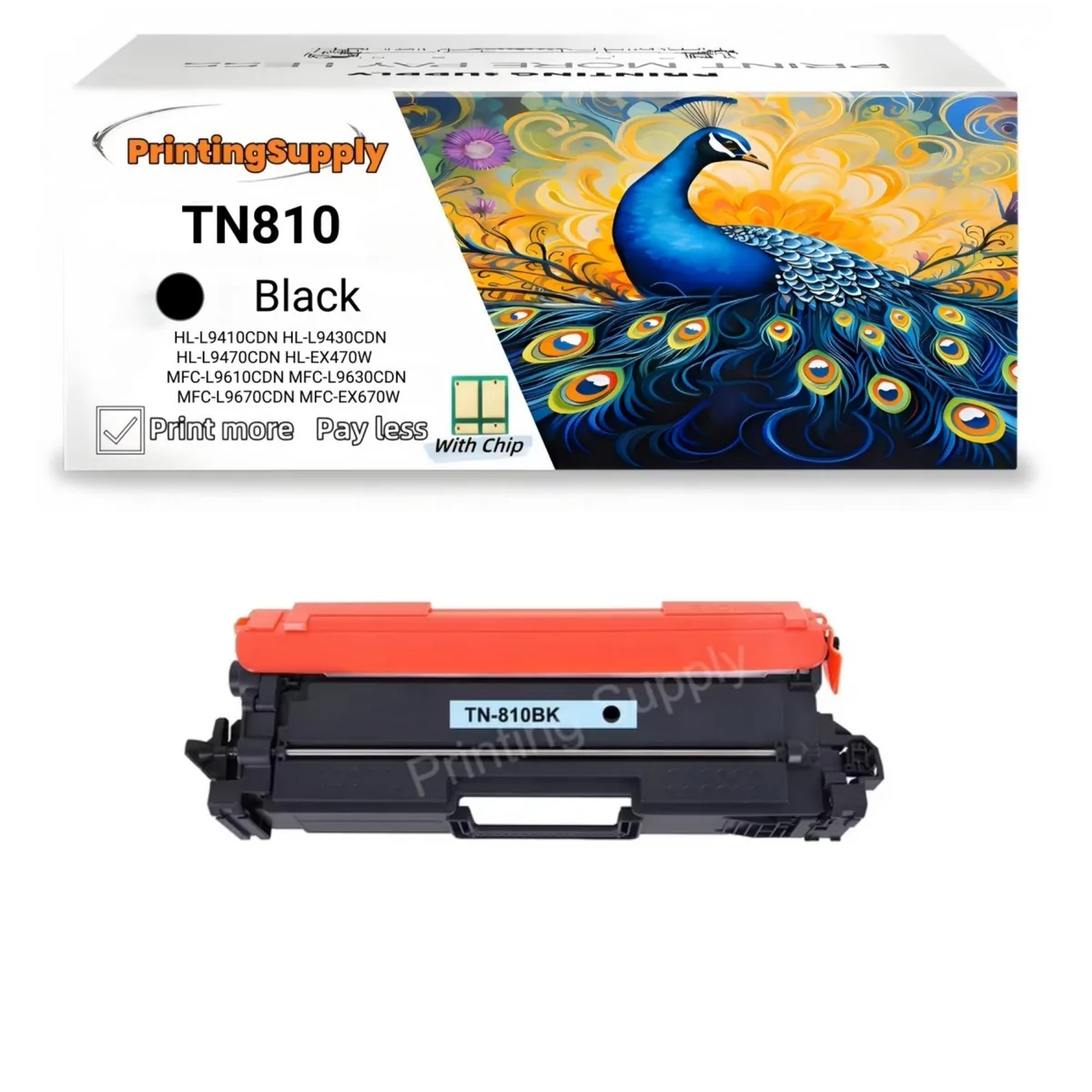 Ninestar Technology Ninestar Technology TN810BK toner cartridge black standard yield — product photo
