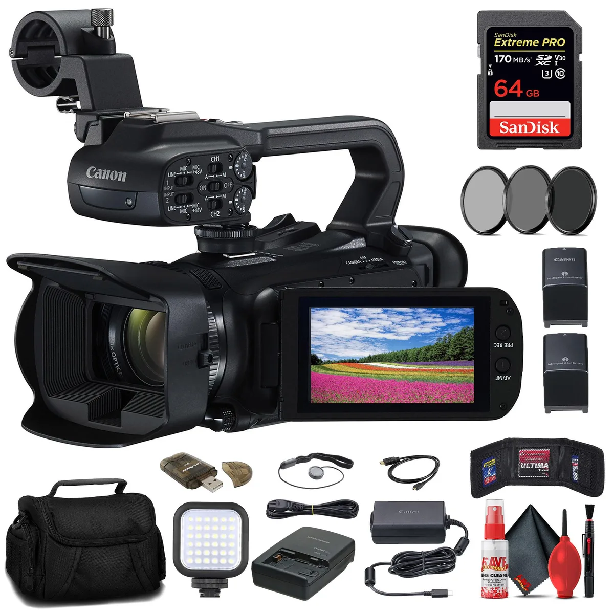 Canon Canon XA60 Professional Camcorder 64GB Bundle — product photo