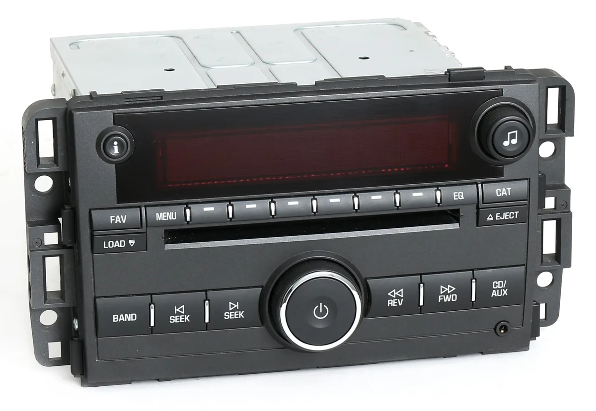 1 Factory Radio 1 Factory Radio 25887902 AM FM 6 Disc CD Receiver Aux 2008 Pontiac Torrent — product photo