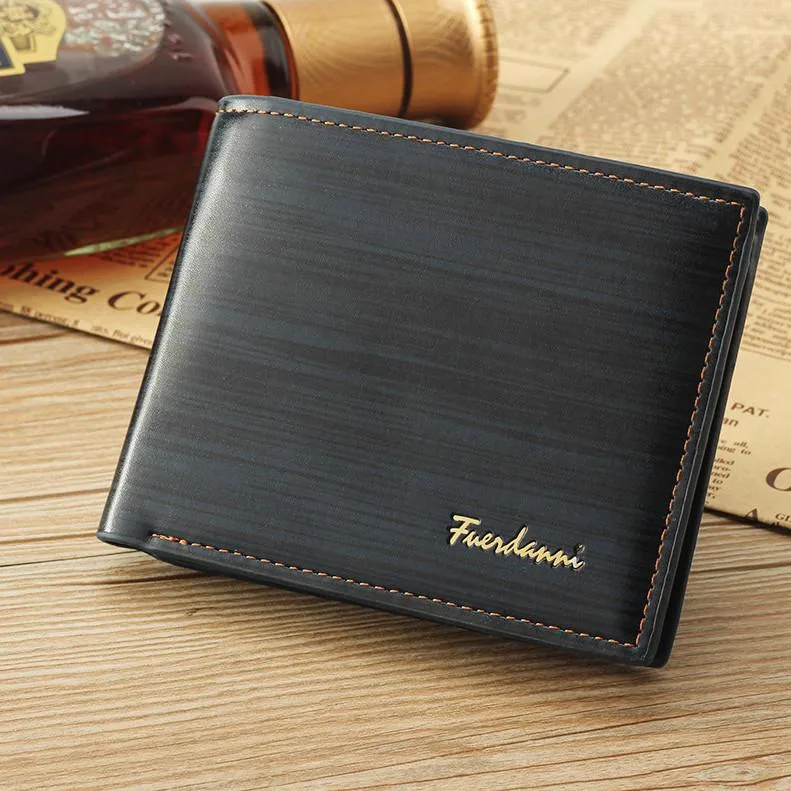 The Perfect Part The Perfect Part Bifold PU Leather Wallet Glossy Blue 12 x 9.5 x 1.5 cm — product photo