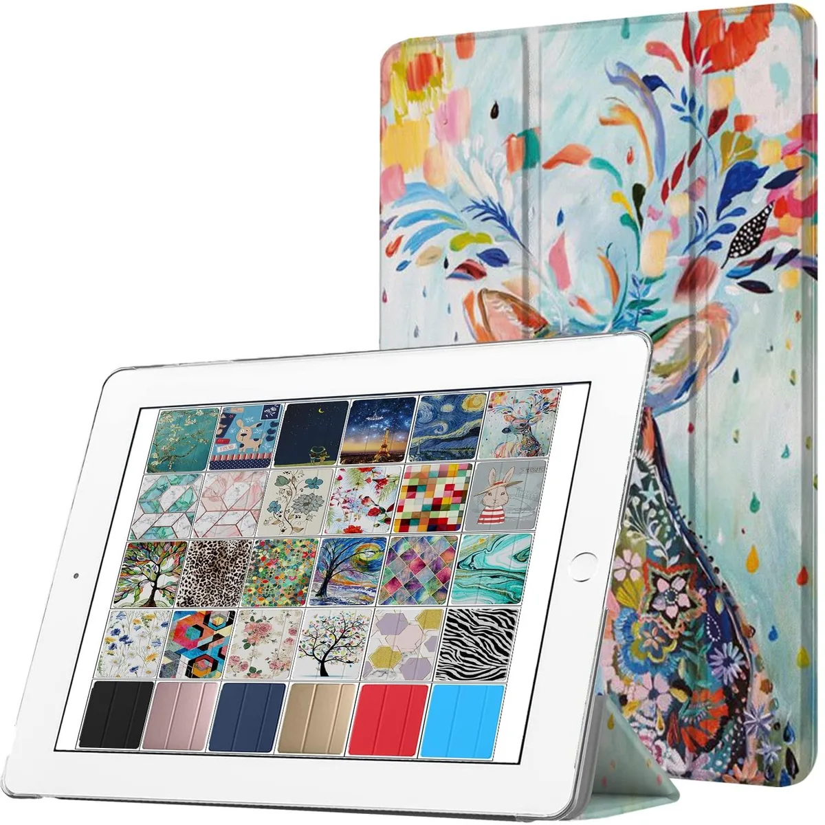 V2 Technologies V2 Technologies 2 in 1 accessory iPad Pro 12.9 2nd Gen 2017 Deer Print — product photo