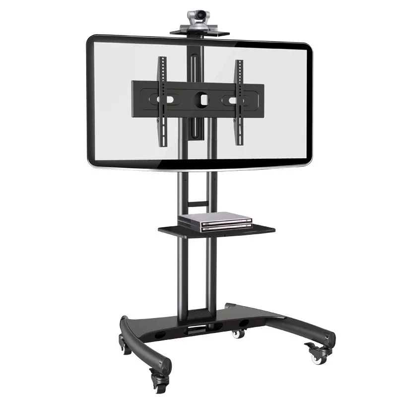 Rocelco Rocelco VSTC Rolling TV Cart Mount Black 32-70in 100lb — product photo