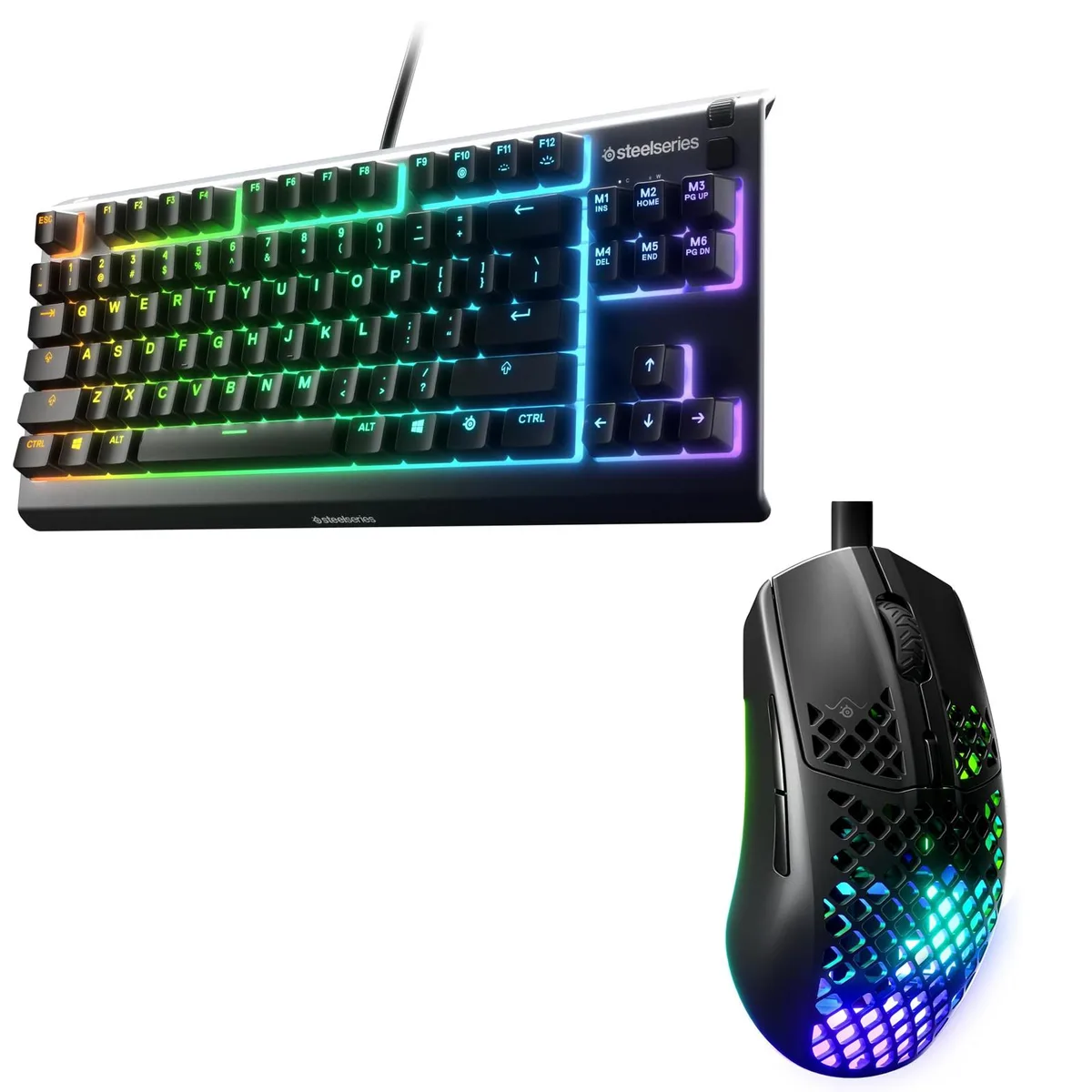 SteelSeries SteelSeries Apex 3 TKL & Aerox 3 Gaming Keyboard Mouse Set — product photo