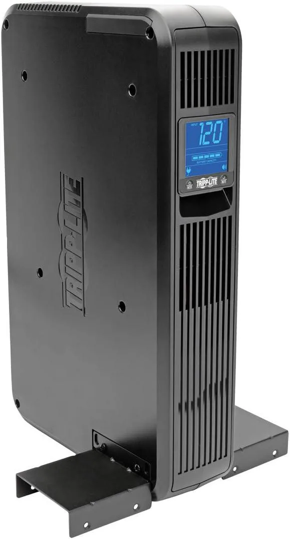 Tripp Lite 1200VA UPS rack-mount tower unit with LCD display and eight rear outlets