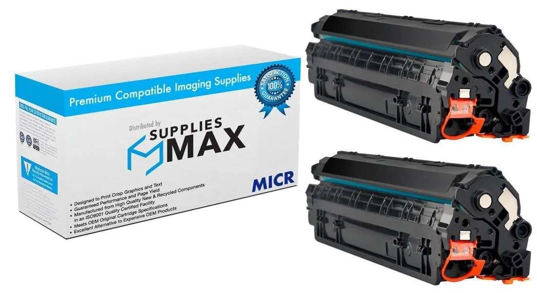 SuppliesMax SuppliesMax MICR Toner Cartridge 2/PK 1100 Pages HP 134A W1340AD1-MICR — product photo