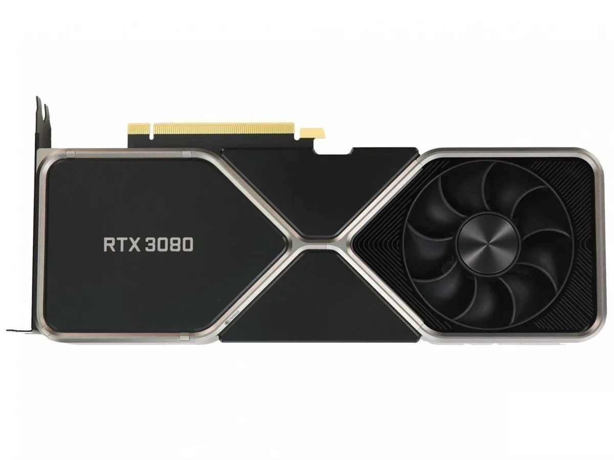 NVIDIA NVIDIA GeForce RTX 3080 Founders Edition graphics card — product photo