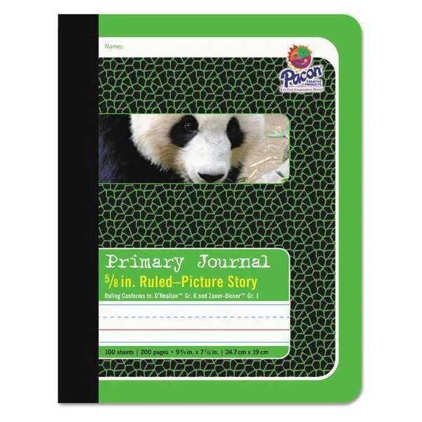 Pacon Pacon 2428 Composition Book 100 Sheet .63 Ruled 9.75 x 7.50 White Paper — product photo