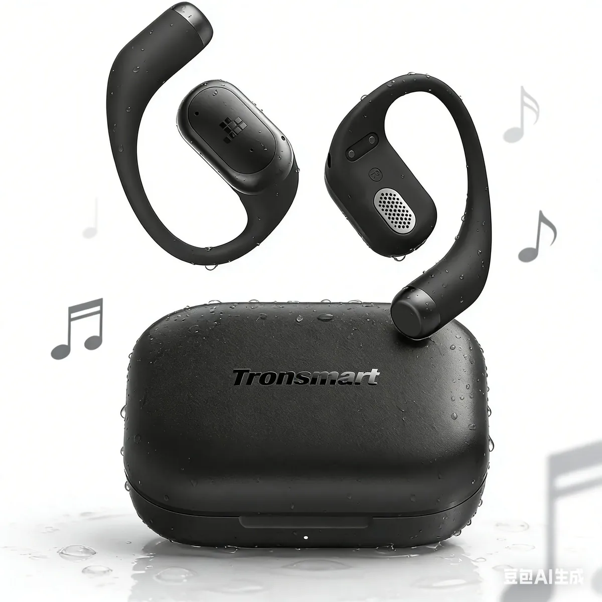 Tronsmart Tronsmart OpenFly 2 Pro Open-Ear Headphones Bluetooth 5.3 40Hr IPX5 Black — product photo