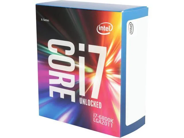 Intel Intel Core i7-6800K 6-Core 3.4 GHz LGA 2011-v3 140W desktop processor — product photo