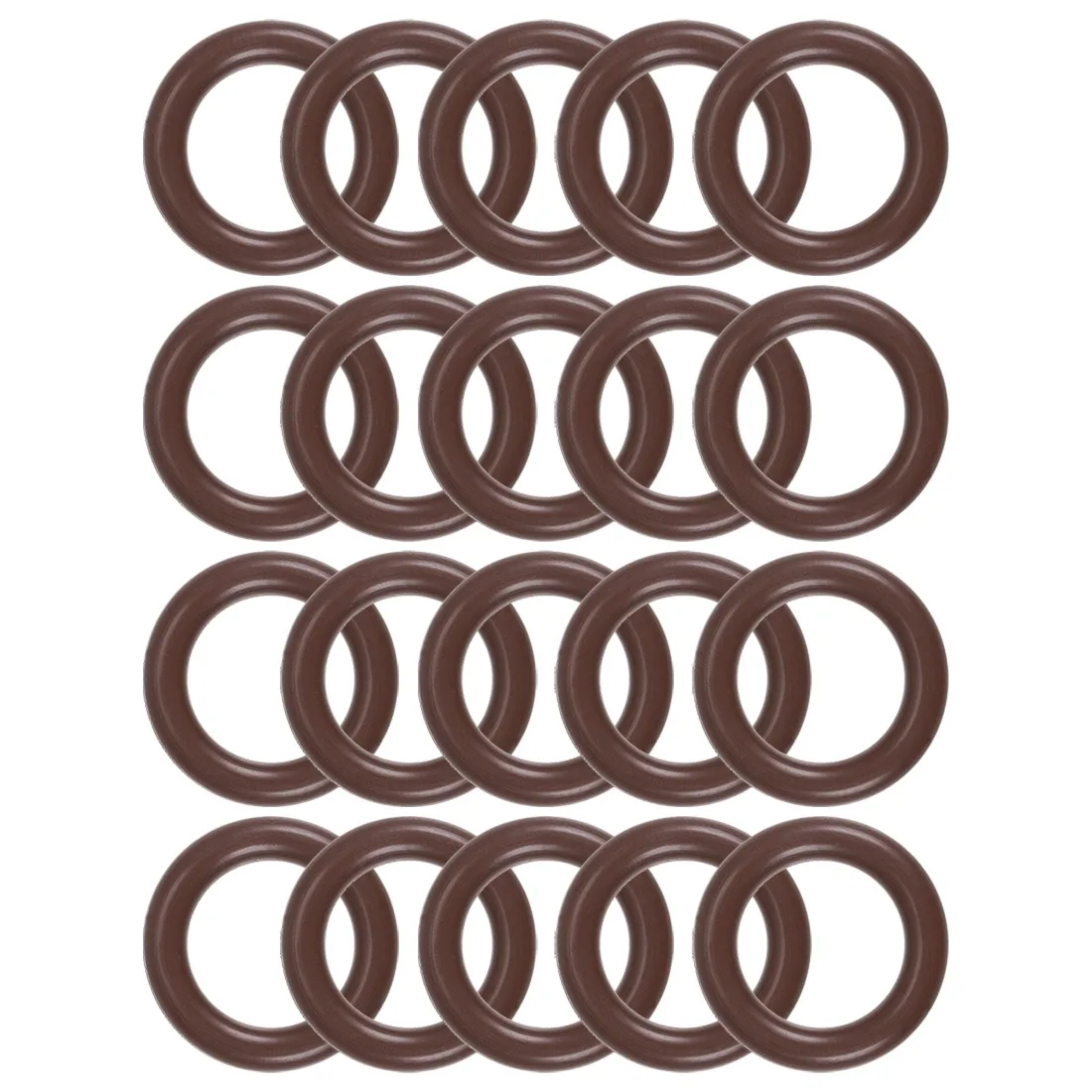 Unique-Bargains Unique-Bargains Fluorine Rubber O-Rings 18mm OD 12mm ID 3mm Pack of 20 — product photo