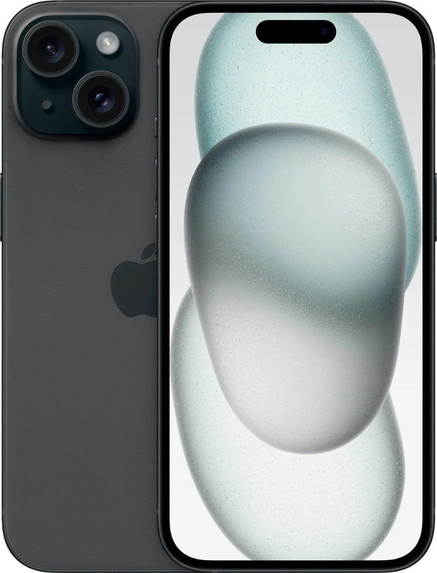 Apple Apple iPhone 15 128GB Black cell phones - unlocked — product photo