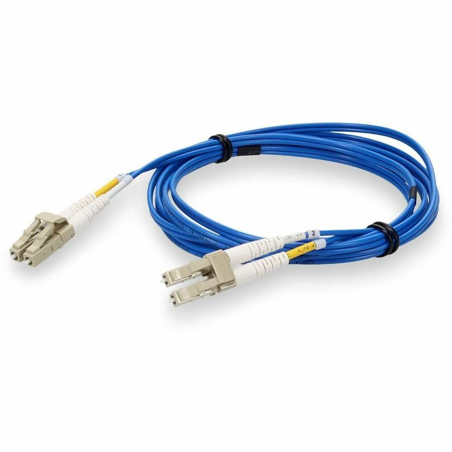 AddOn AddOn 1m LC/LC Blue OM4 Duplex OFNR Riser-Rated Fibre Optic Cable — product photo