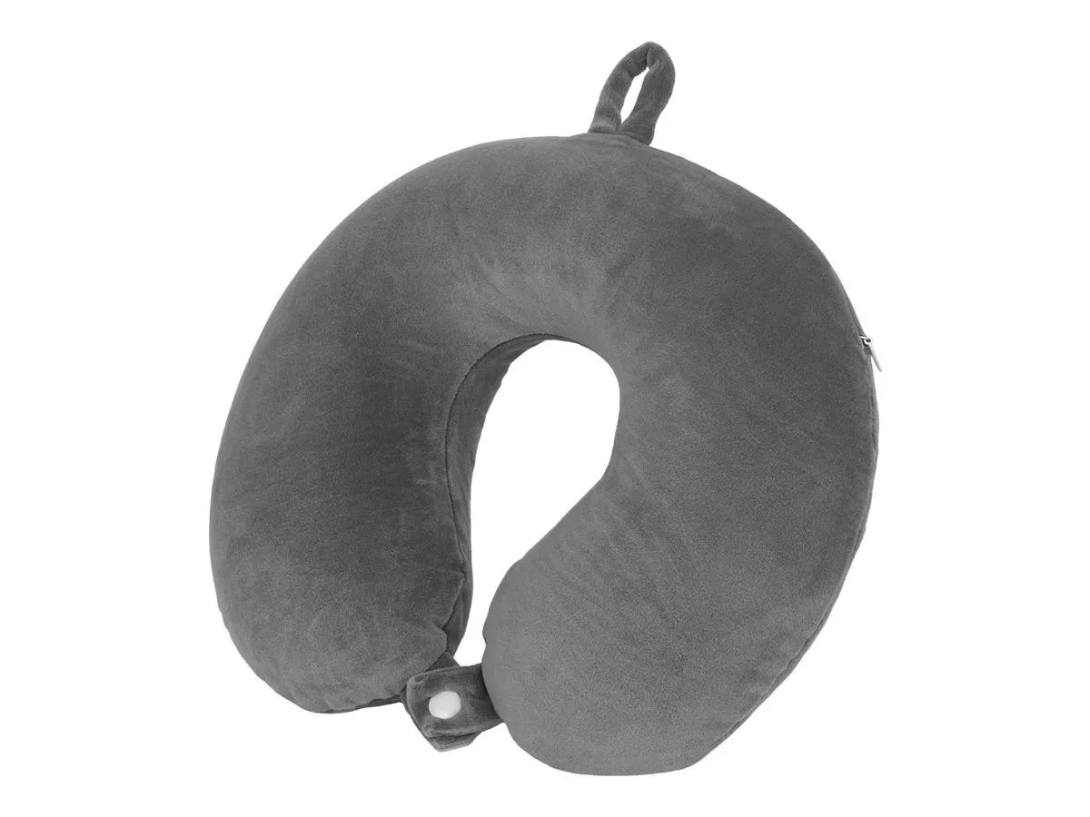 Monoprice Inc. Monoprice 145385 Gray Memory Foam Neck Pillow — product photo