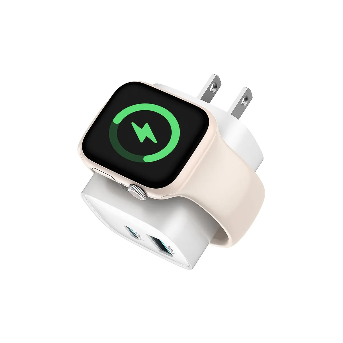 TESSAN RCE-2301ACL 20W USB-C PD 3-in-1 charger White — product photo