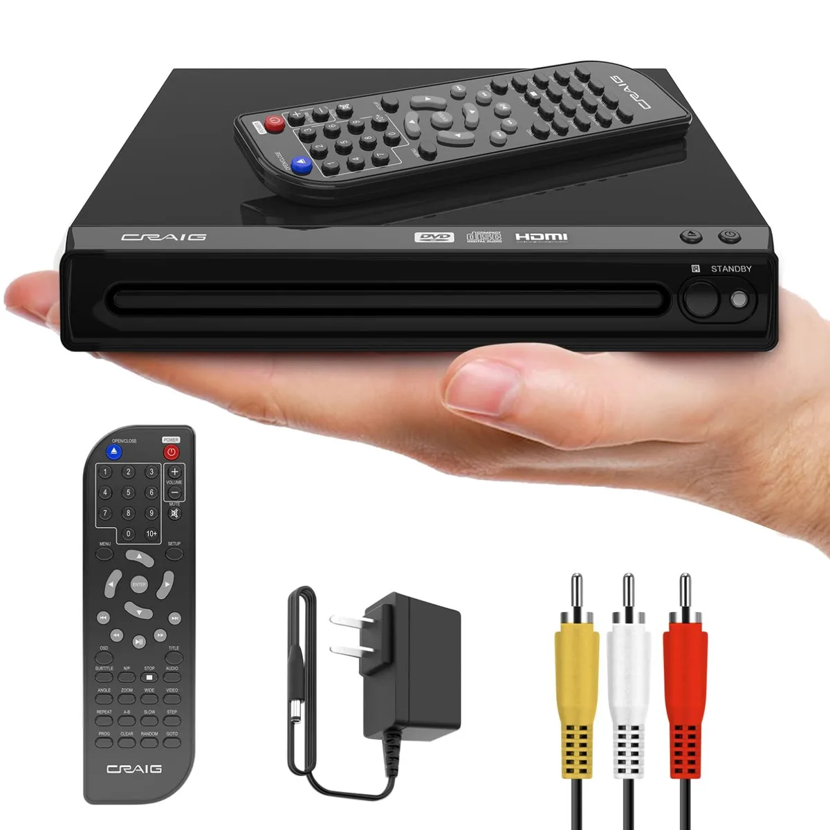 Craig CVD401A Compact HDMI DVD Player Black — product photo