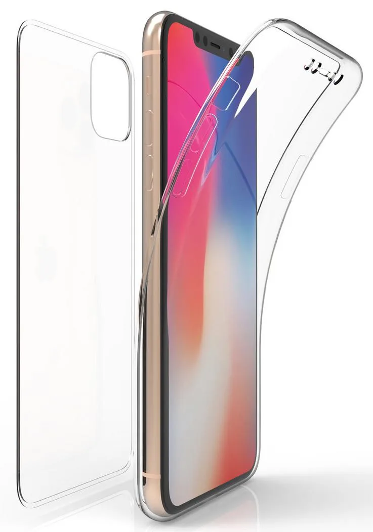 Nakedcellphone Nakedcellphone Tri-Max Full Body Clear Case 360 for iPhone 11 Pro Max — product photo