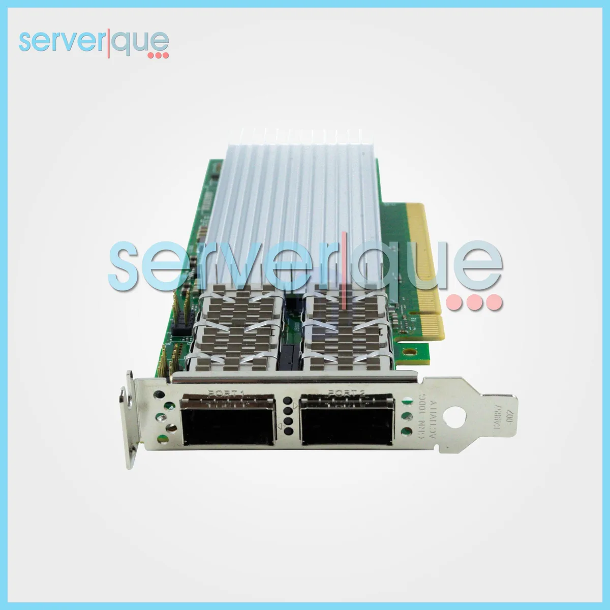 DELL DELL E810-CQDA2 100Gbps Dual Port QSFP28 PCIe 4.0 network card — product photo