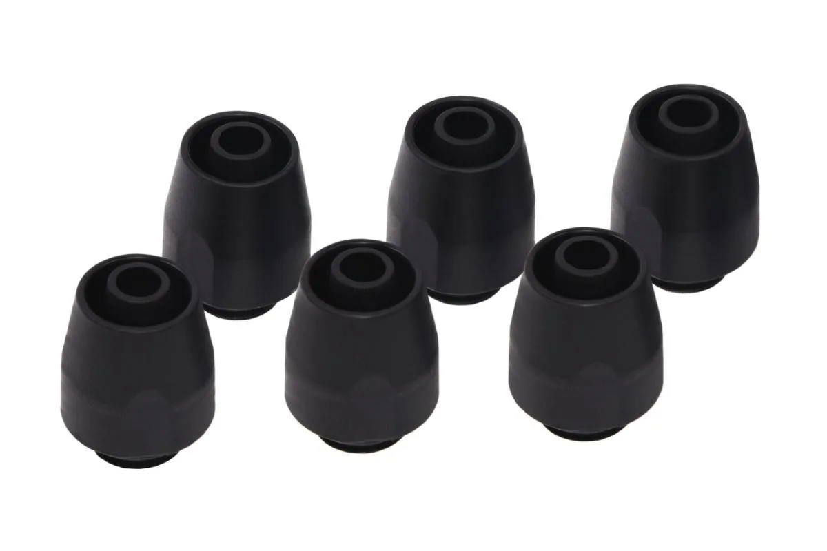 Alphacool Alphacool 17453 HF Compression Fitting TPV Black Nylon 6-Pack 127/76 mm — product photo