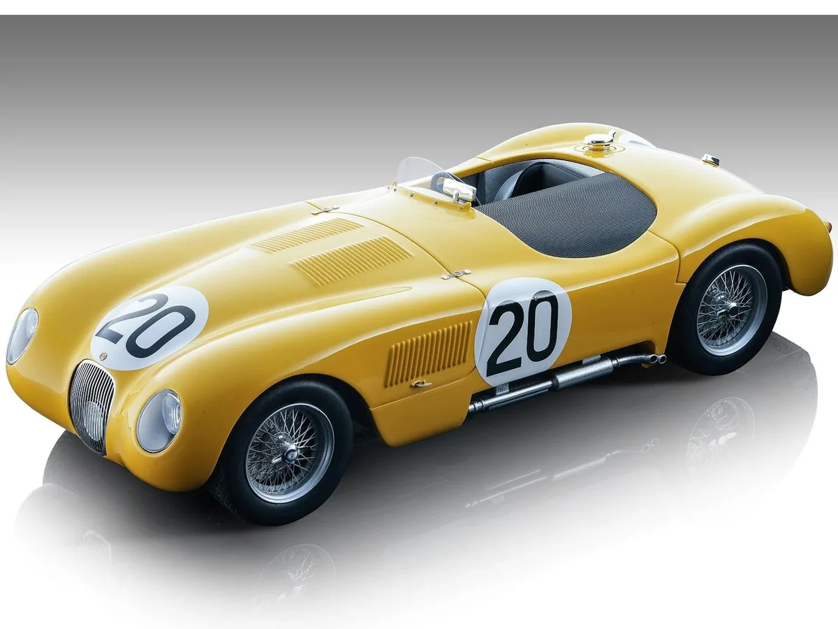 Tecnomodel Tecnomodel Jaguar C-Type #20 1954 Mythos Series 1/18 hobby collectible — product photo