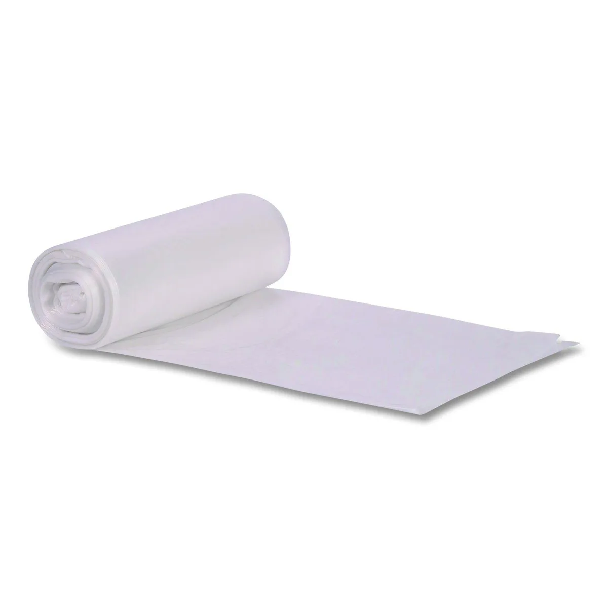 Boardwalk Boardwalk Low-Density Waste Can Liners 32 gal .9 mil 33 x 44 Clear Perforated Roll 100 Count — product photo