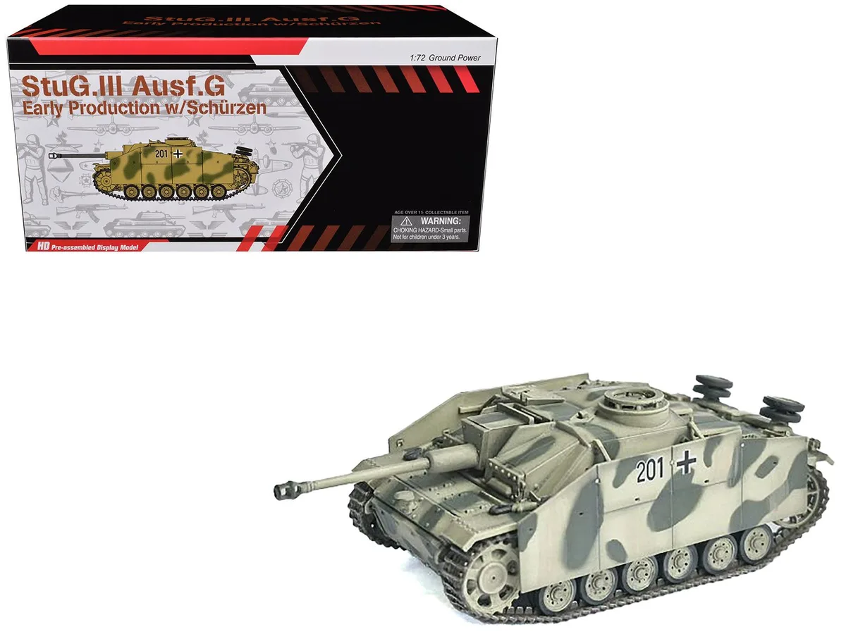 Dragon Models Dragon Models StuG.III Ausf.G Early Production #201 1/72 hobby collectible — product photo