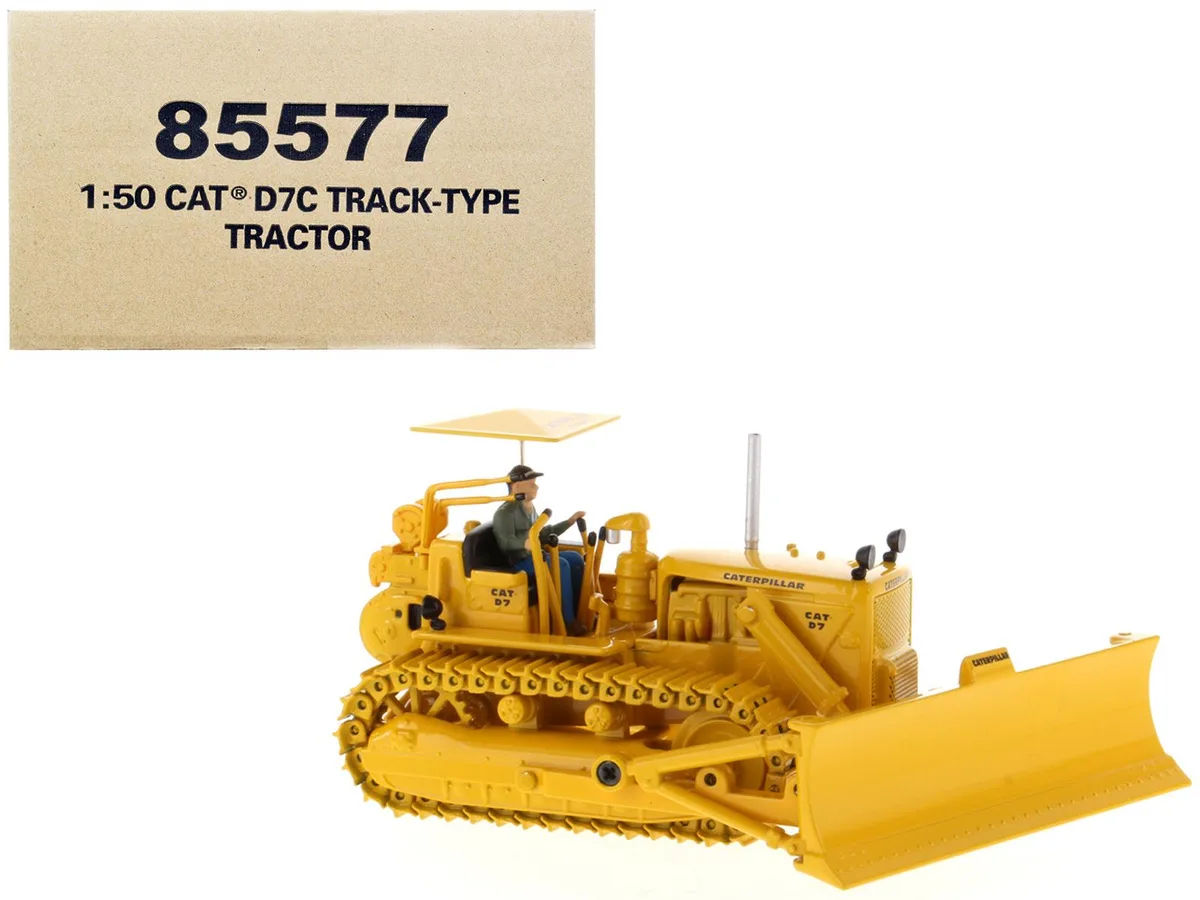 DieCast Masters DieCast Masters CAT D7C Track-Type Tractor Dozer 1/50 Vintage Series — product photo