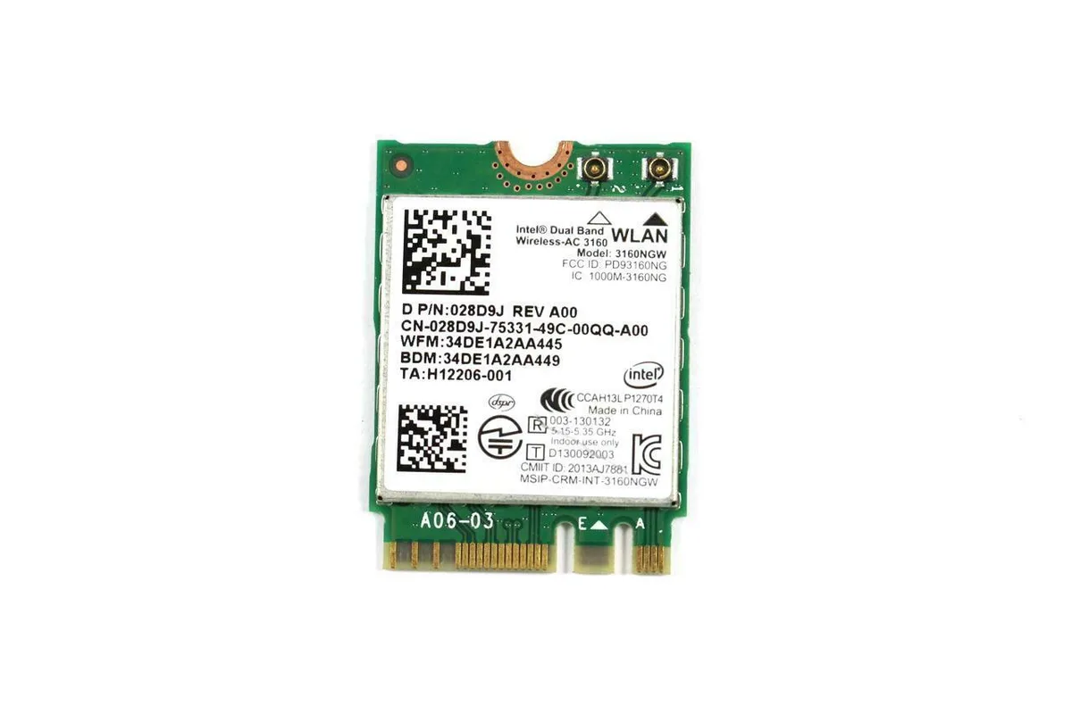DELL DELL 3160NGW Wireless WiFi Card — product photo