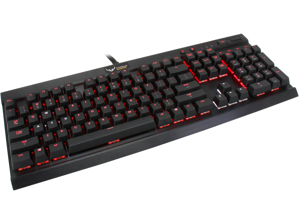 Corsair Corsair K70 RGB CH-9000068-NA Cherry MX Red gaming keyboard — product photo