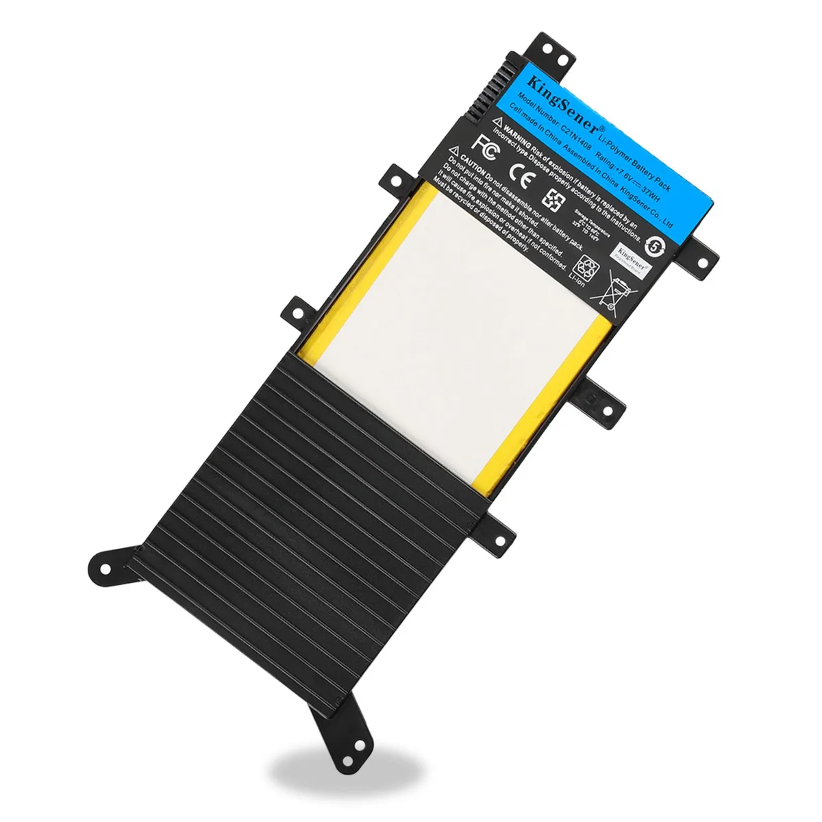 KingSener KingSener C21N1408 laptop battery 7.5V 37WH for ASUS VivoBook 4000 MX555 V555L V555LB V555U — product photo