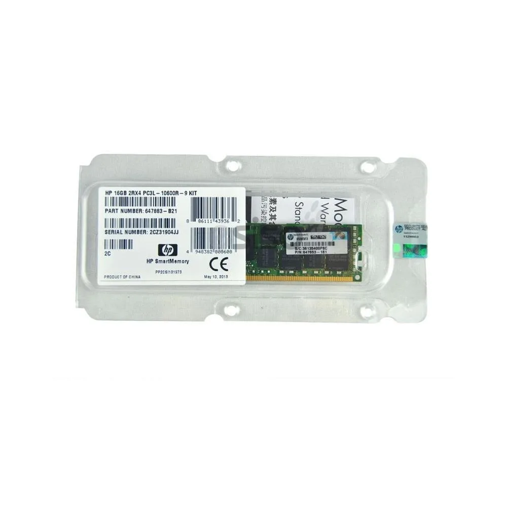 HP HP 627814R-B21 32GB DDR3 1066MHz PC3-8500 CL7 Quad Rank ECC Registered DIMM — product photo