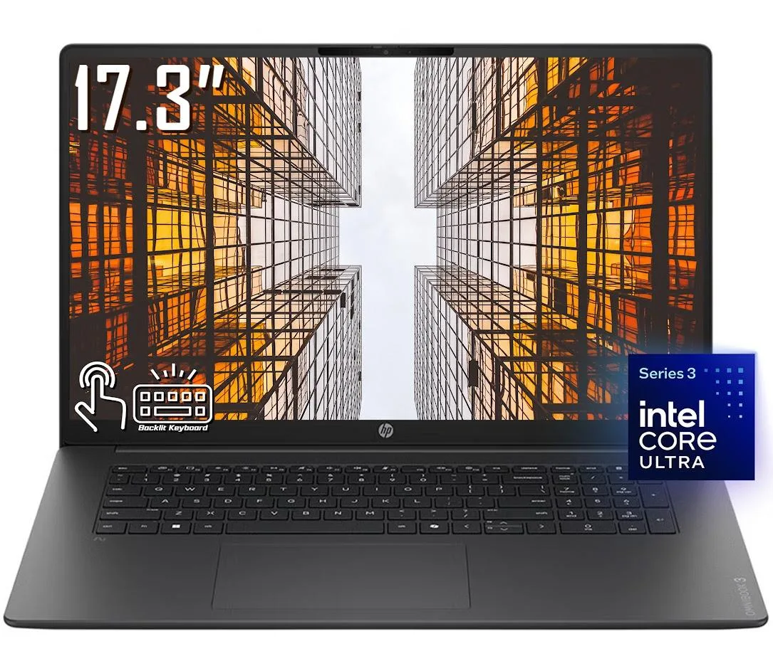 HP HP OmniBook 3 Business AI Laptop 17.3" Touch Intel Core Ultra 7 355 64GB 2TB — product photo