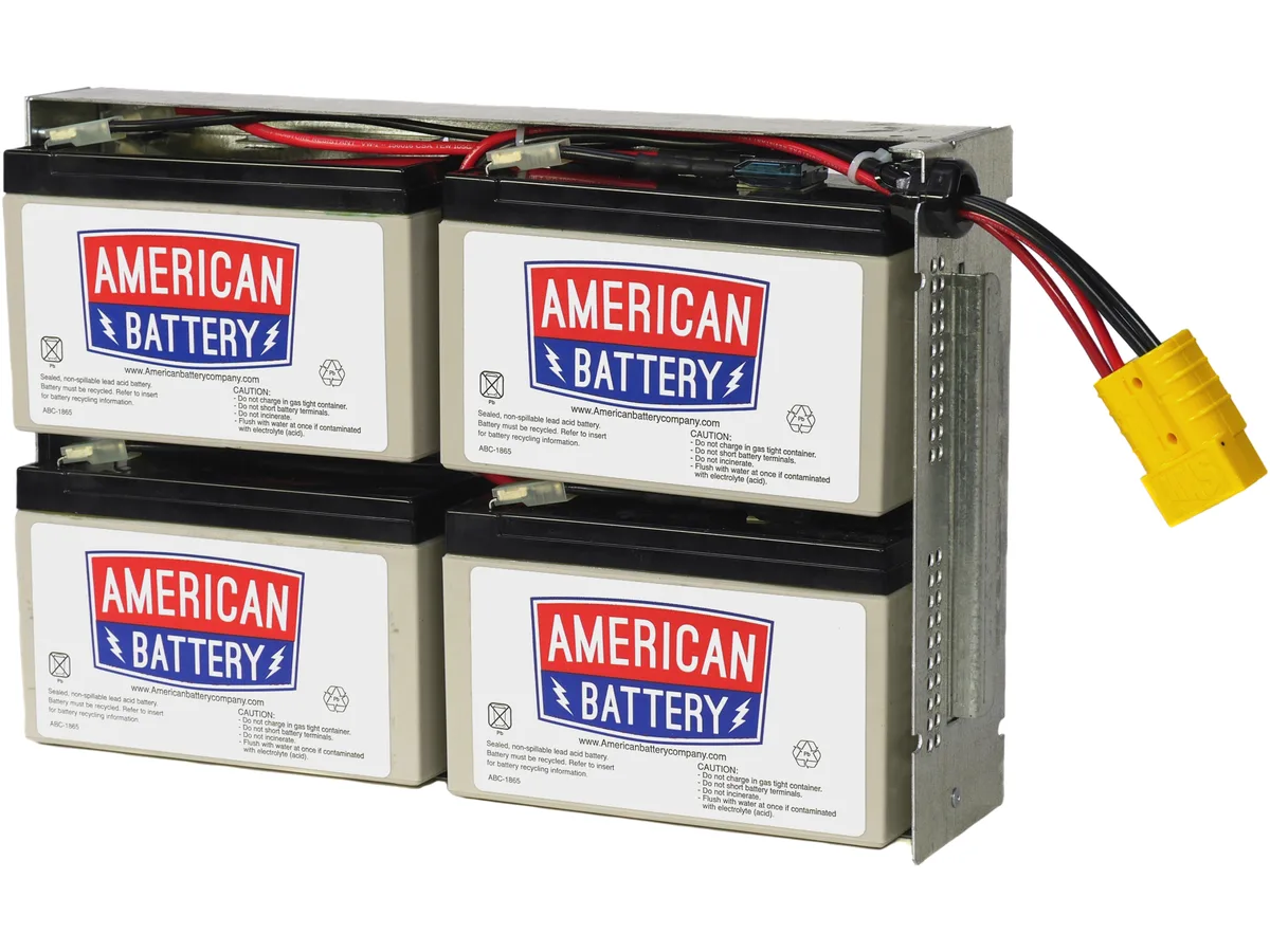 American Battery Company American Battery Company RBC24 UPS Replacement Battery 4×12V 9Ah — product photo