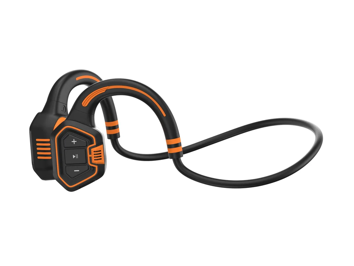Conduction Labs Conduction Labs Freestyle Bone Conduction Swimming Headphones 16 GB IP68 Bluetooth 5.1 Orange — product photo