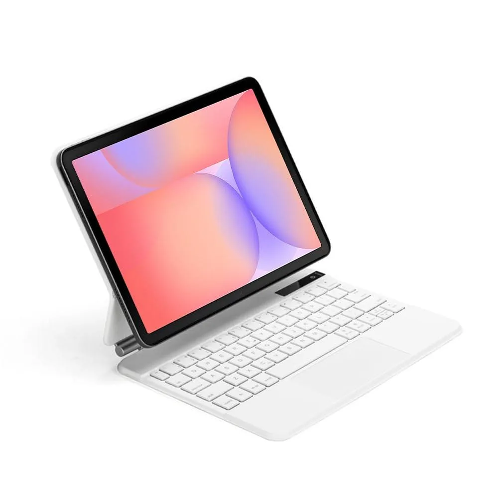 Timoom Timoom Magnetic Backlit Keyboard with Trackpad for Samsung Galaxy Tab S10 Lite 10.9" 2025 (White) — product photo