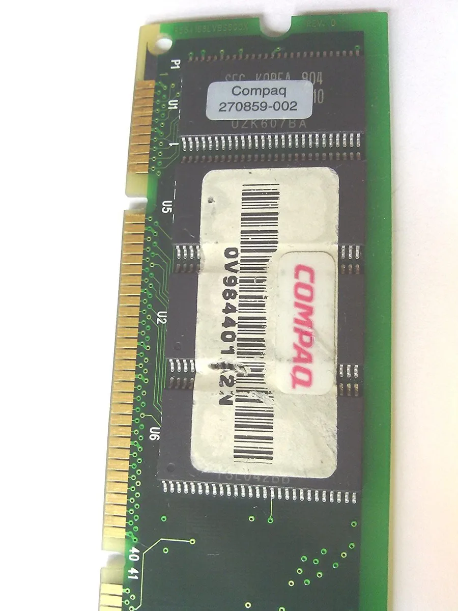 COMPAQ COMPAQ 64MB SDRAM66 DIMM 270859-002 294285-B21 memory upgrade — product photo