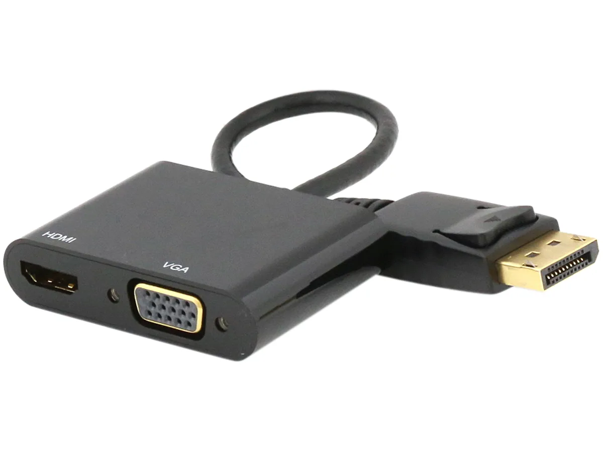 Nippon Labs Nippon Labs 30DP-HMVG2-4K DisplayPort 1.2 to HDMI VGA audio video converter — product photo