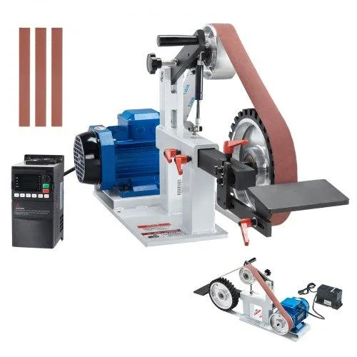 VEVOR VEVOR JLD10-5 Belt Grinder 72×2″ 1500W 3 Moulds 3 Belts — product photo