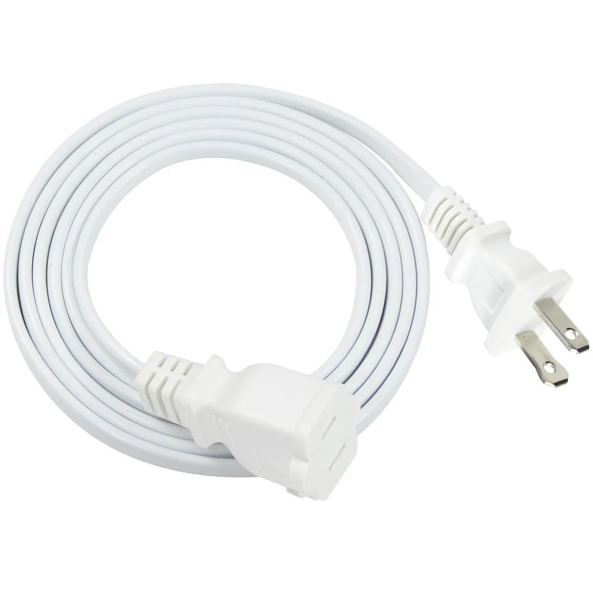  SPARKING HSC-201 6FT Polarized 2-Prong Power Extension Cord White — product photo