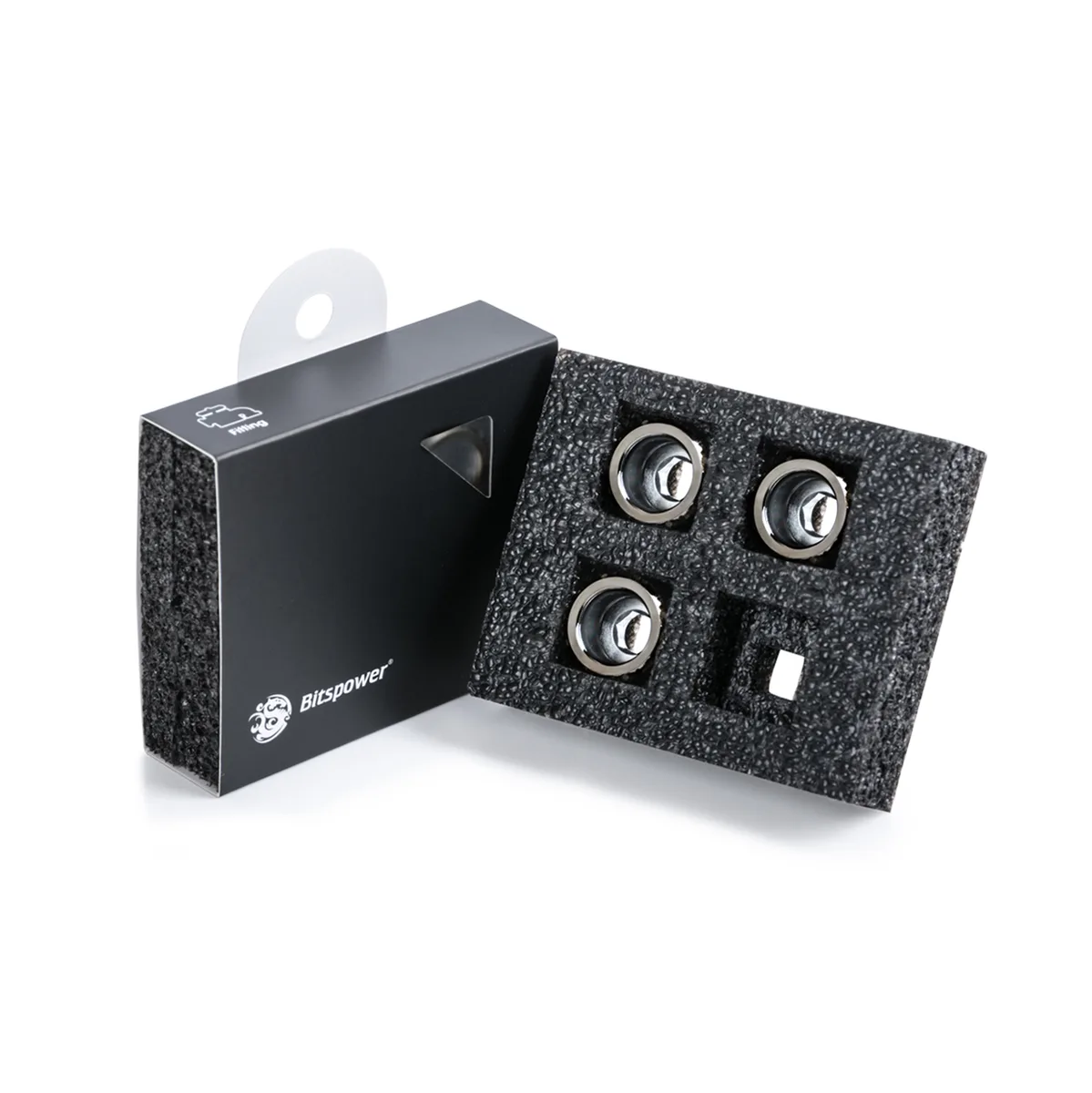 Bitspower Bitspower BP-BSEMLA16-4P G1/4" Multi-Link Fitting 16mm OD 4-pack — product photo