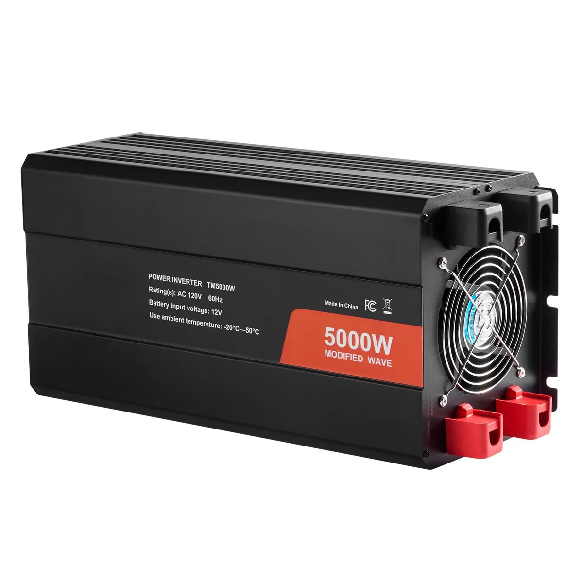 VEVOR VEVOR Modified Sine Wave Inverter 5000W 12V 120V 6 AC 2 USB 1 Type-C LCD Remote — product photo