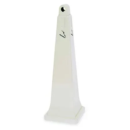 Rubbermaid Commercial Rubbermaid Commercial FG257088BEIG Cigarette Receptacle 1 gal Beige 39-1/2 In High — product photo